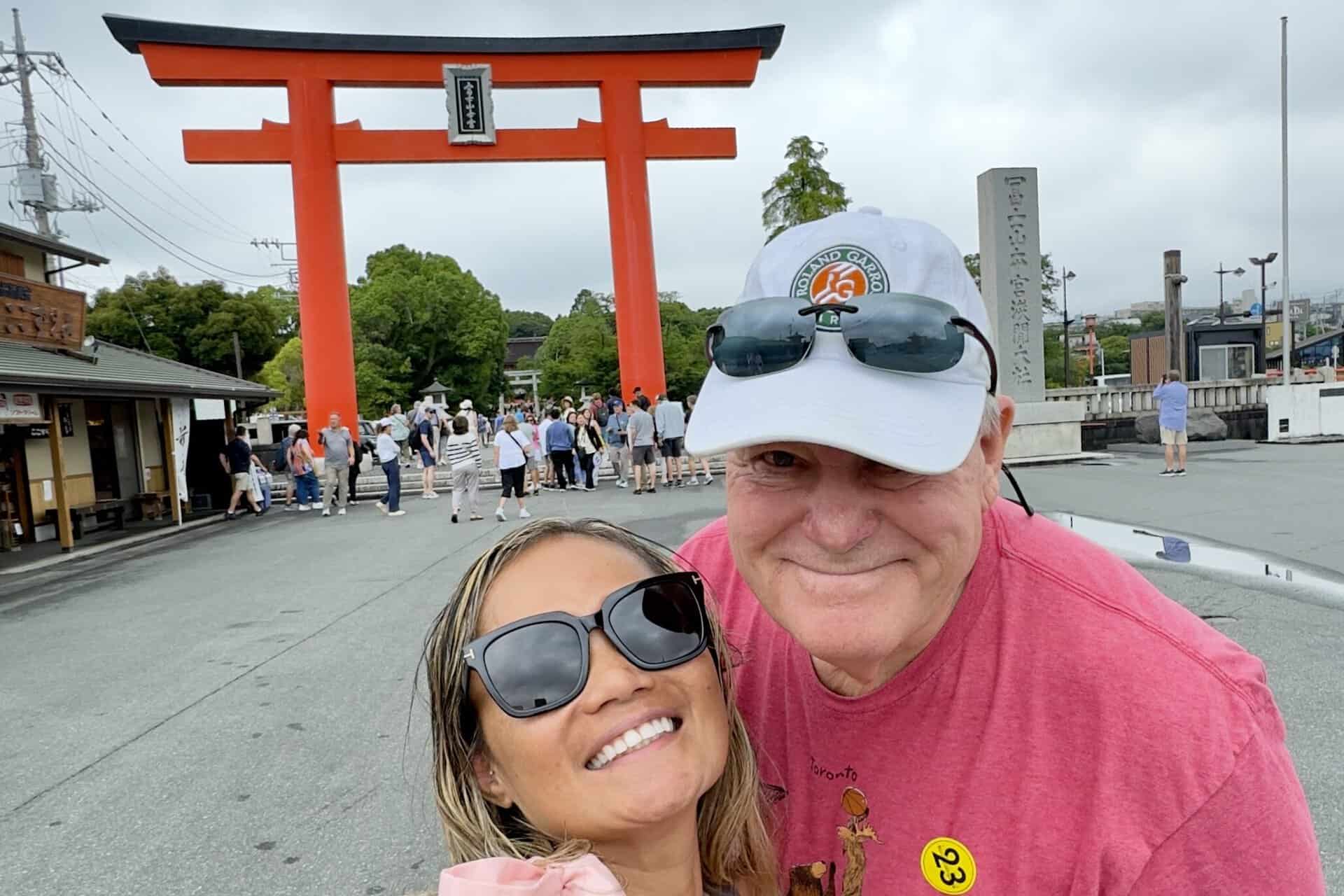Aidalyn and Ted in Shimizu Japan